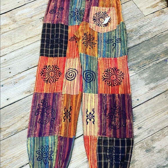 Hippie patchwork pants - Picture 3 of 5
